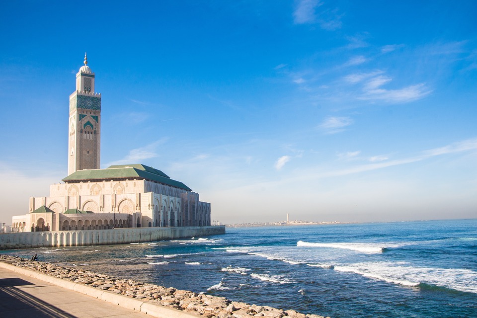 Casablanca Mosque Sea · Free photo on Pixabay Travel Insurance Going Viral Among Global Tourists